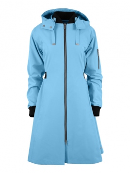 Citycoat Chicago von Blaest Rainwear in Hellblau