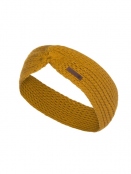 Stirnband Joy von Knit Factory in Ocker