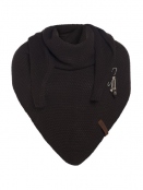 Dreiecksschal Coco von Knit Factory in DunkelBraun