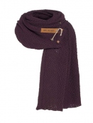 Schal Luna von Knit Factory in Aubergine