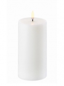 LED Pillar Candle (Ø=7,8cm) von Uyuni Lighting in NordicWhite