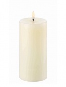 LED Pillar Candle (Ø=7,8cm) von Uyuni Lighting in Ivory
