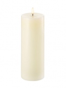 LED Pillar Candle (Ø=7,8cm) von Uyuni Lighting in Ivory
