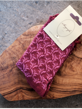 Socken Irma Tendril von Sorgenfri Sylt in Purple