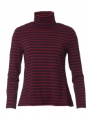 Langarmshirt Albertas Blue And Red Stripes von Du Milde