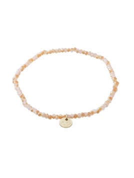 Indie Armband von Pilgrim in Rosa