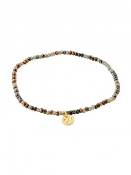 Indie Armband von Pilgrim in Grau