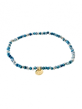 Indie Armband von Pilgrim in Blau