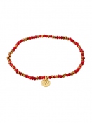 Indie Armband von Pilgrim in Rot