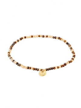 Indie Armband von Pilgrim in Braun