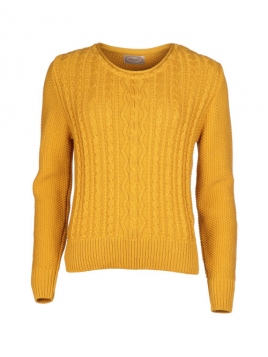Pullover Maikie von Sorgenfri Sylt in Yellow