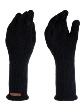 Handschuhe Lana von Knit Factory in Schwarz