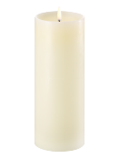 LED Pillar Candle (Ø=7,8cm) (konkav) von Uyuni Lighting in Ivory