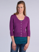 Strickjacke Liselotte von Sorgenfri Sylt in Orchid