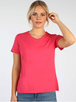 T-Shirt Lovera von Sorgenfri Sylt in Azalea