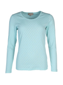 Langarmshirt Malin von Sorgenfri Sylt in PastelBlue