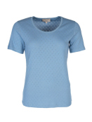 Kurzarmshirt Maren von Sorgenfri Sylt in SwedishBlue