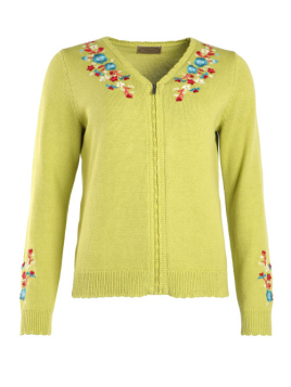 Strickjacke Brontee von Sorgenfri Sylt in Oasis