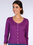 Strickjacke Liselotte Daisy von Sorgenfri Sylt in Orchid