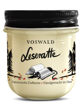 Leseratte - Duftkerze von Voswald