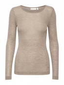 Langarmshirt Fang von InWear in OatmealMelange