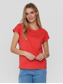 T-Shirt NuBeverly von Nmph in Teaberry