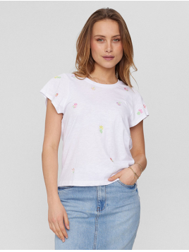 T-Shirt NuTilia von Nmph in BrightWhite