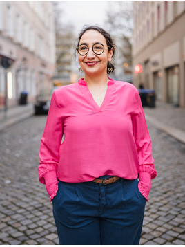 Bluse NuSofty von Nmph in RaspberrySorbet