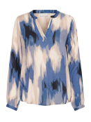 Bluse KaBeathe von KAFFE in BlueAbstractPrint