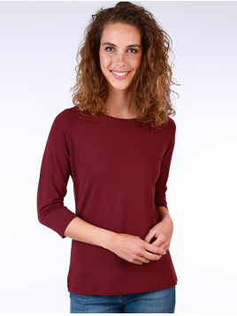 Langarmshirt Zoa von Lykka in DarkGrape