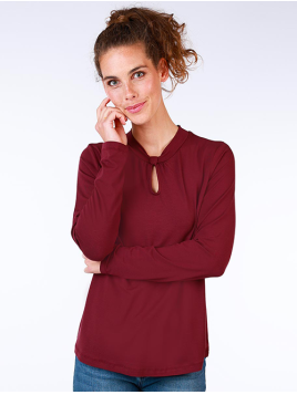 Langarmshirt Lyana von Lykka in DarkGrape