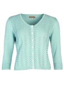 Strickjacke Liselotte von Sorgenfri Sylt in Turquoise
