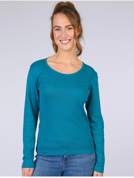 Langarmshirt Malin von Sorgenfri Sylt in Lake