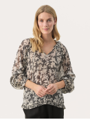 Bluse Joanna von Part-Two in BlackStitchLeaf