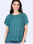 Bluse Meren von Sorgenfri Sylt in Lake