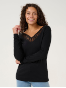 Langarmshirt CrTrulla von Cream in PitchBlack