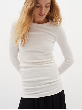 Langarmshirt Lolah von InWear in WhisperWhite