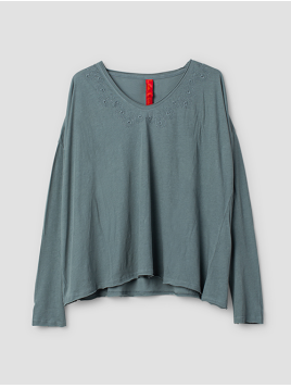 Langarmshirt Gyrid von Ewa i Walla in StormBlue