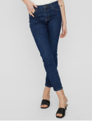 Jeans NuSidney Cropped von Nmph in DarkBlueDenim