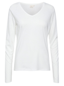 Langarmshirt CrNaia von Cream in SnowWhite