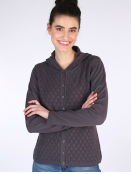 Strickjacke Tammy von Sorgenfri Sylt in Ebony