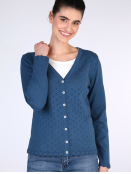 Strickjacke Vali von Sorgenfri Sylt in Ink