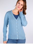 Strickjacke Vali von Sorgenfri Sylt in BlueShadow