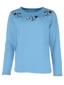 Pullover Karo von Sorgenfri Sylt in BlueShadow