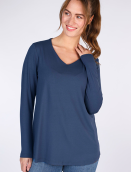 Langarmshirt Adisa von Sorgenfri Sylt in Navy