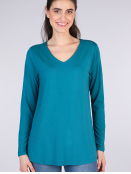 Langarmshirt Adisa von Sorgenfri Sylt in Lake
