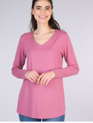 Langarmshirt Adisa von Sorgenfri Sylt in TeaRose