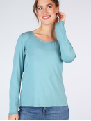 Langarmshirt Philia von Sorgenfri Sylt in BluePearl