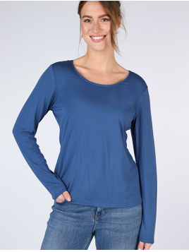 Langarmshirt Philia von Sorgenfri Sylt in Ink
