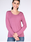Langarmshirt Philia von Sorgenfri Sylt in TeaRose